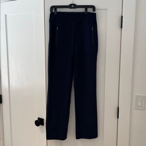 Athleta Fairway Golf Women's Navy Blue Ankle Pants Size 8 TALL